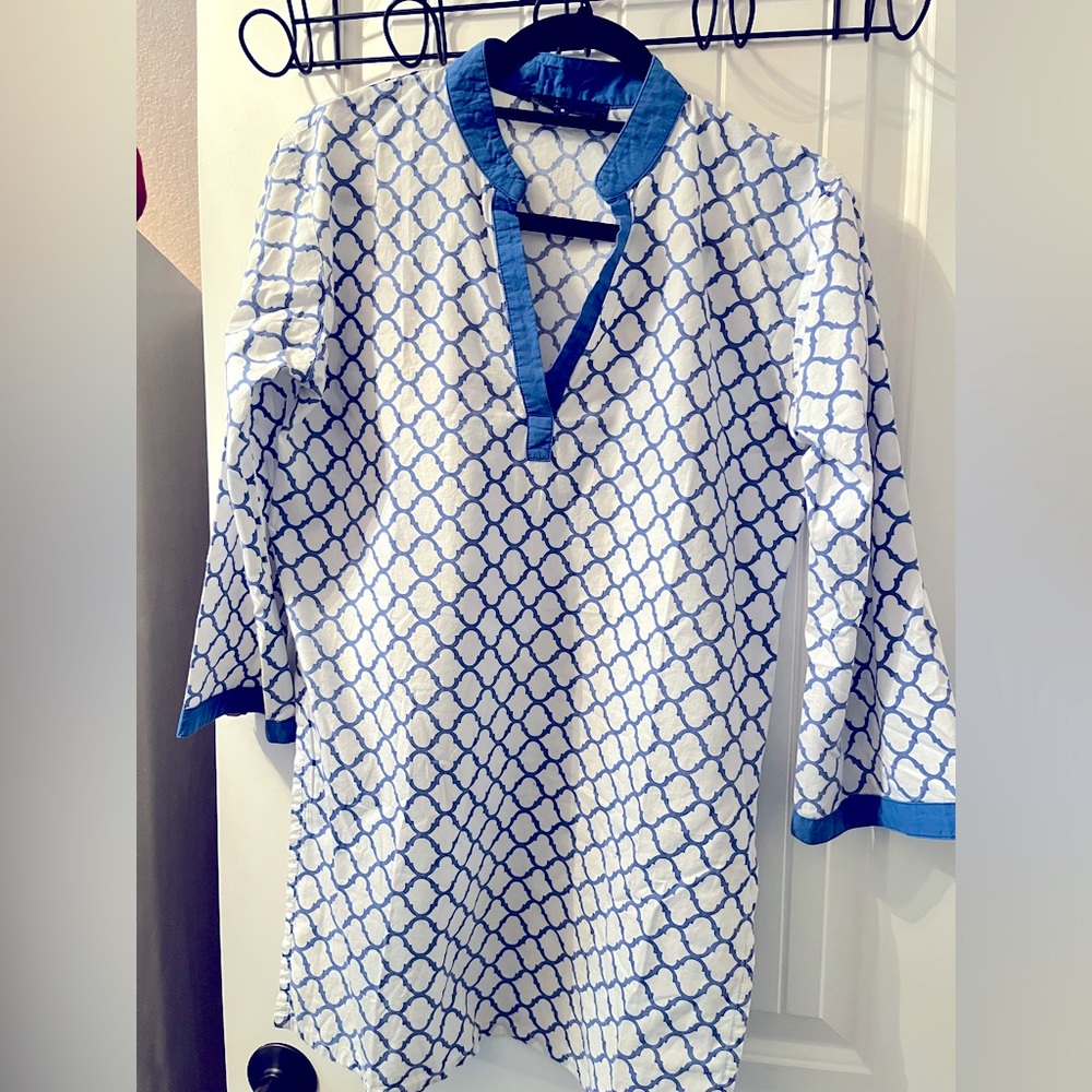 Cape Madras Tunic/Beach Cover Up